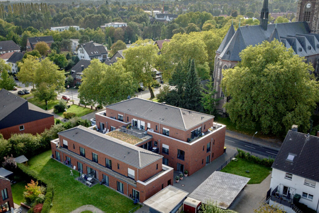 Außenansicht Gebäude 2 von hinten von dem Altenheim St. Johannes in Recklinghausen Suderwich