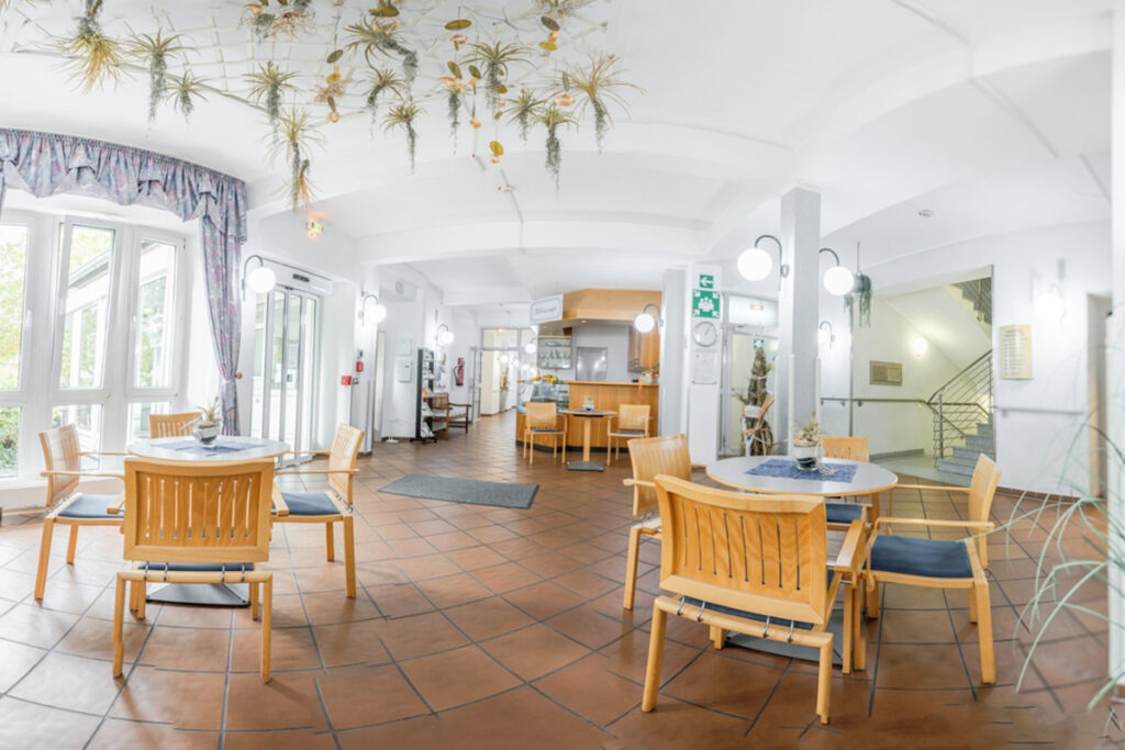 Die Cafeteria in dem Altenheim St. Johannes in Recklinghausen Suderwich