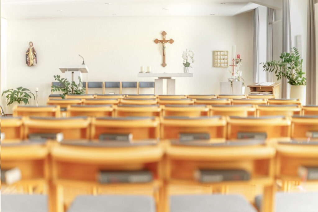 Kapelle für Gottesdienste in dem Altenheim St. Johannes in Recklinghausen Suderwich